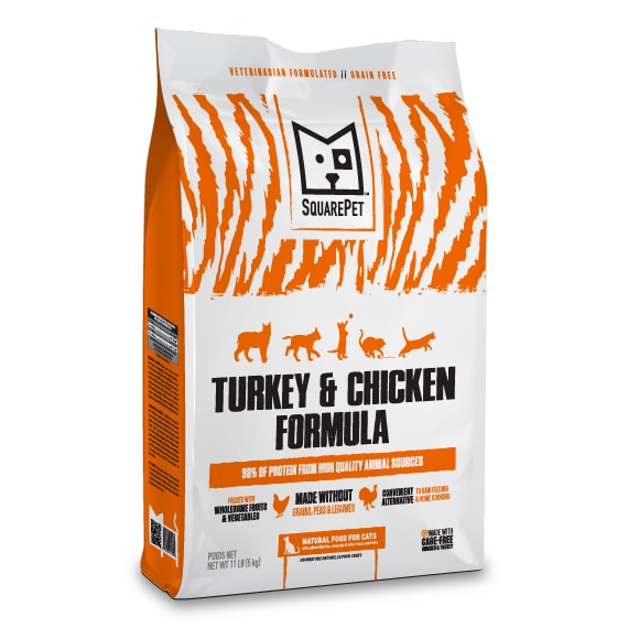 SquarePet Turkey & Chicken Feline